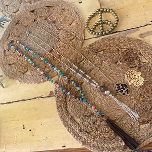 Bundle of Long Necklaces